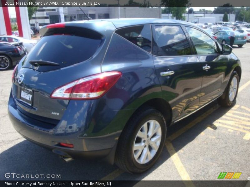 Graphite Blue / Black 2012 Nissan Murano SV AWD