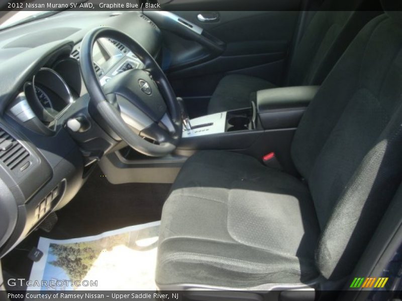 Graphite Blue / Black 2012 Nissan Murano SV AWD
