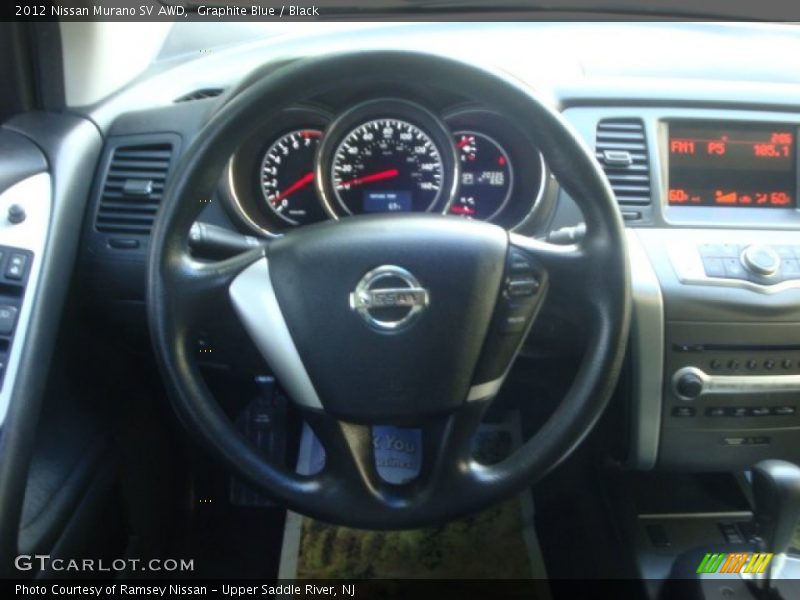 Graphite Blue / Black 2012 Nissan Murano SV AWD