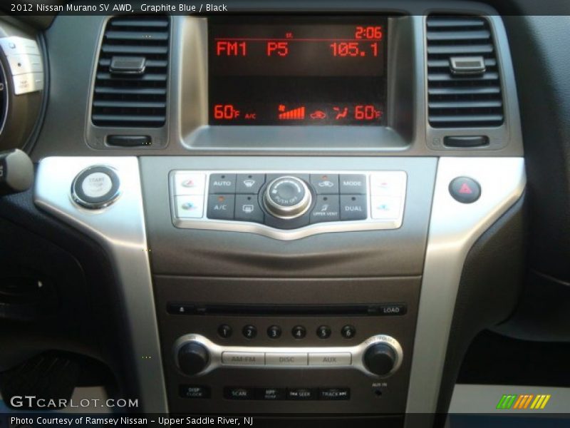 Graphite Blue / Black 2012 Nissan Murano SV AWD