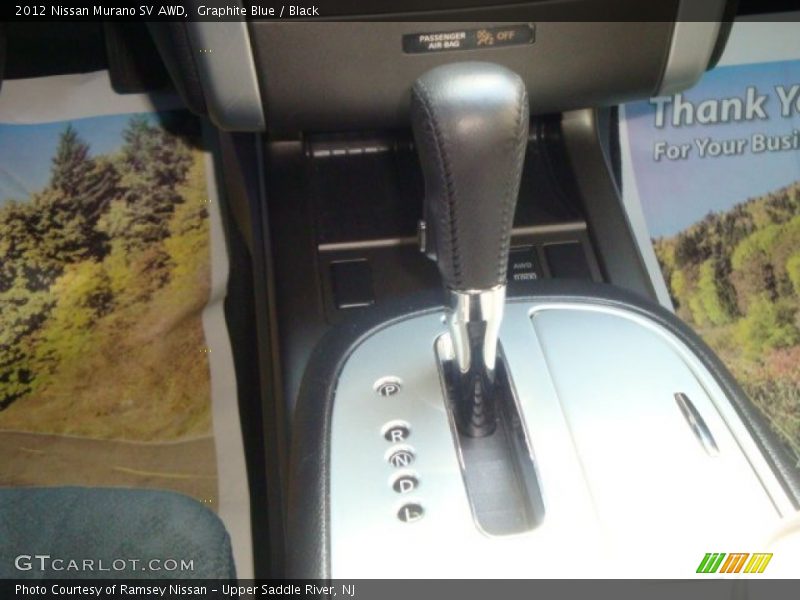 Graphite Blue / Black 2012 Nissan Murano SV AWD