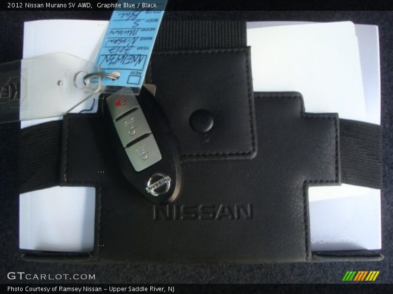 Graphite Blue / Black 2012 Nissan Murano SV AWD