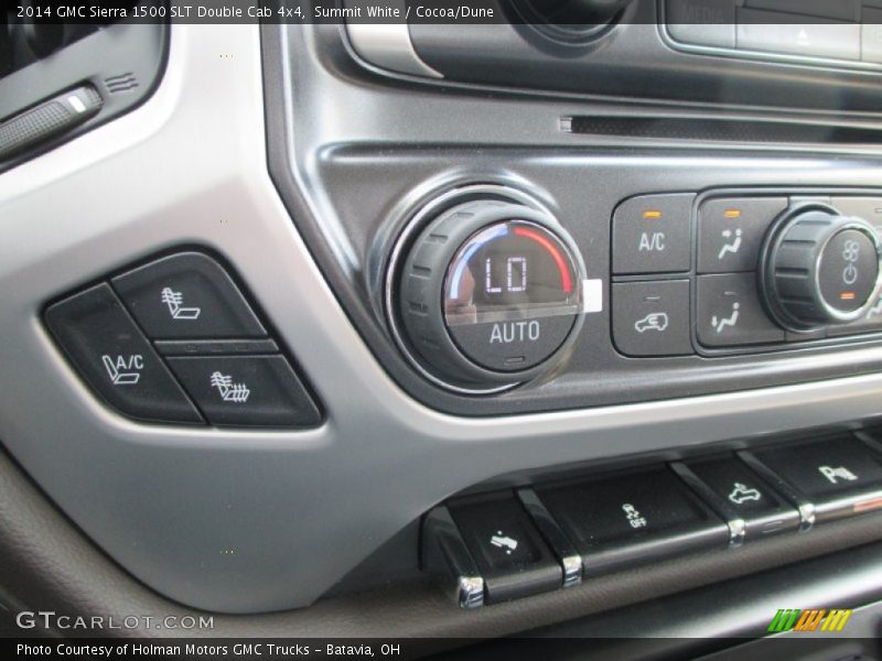 Controls of 2014 Sierra 1500 SLT Double Cab 4x4
