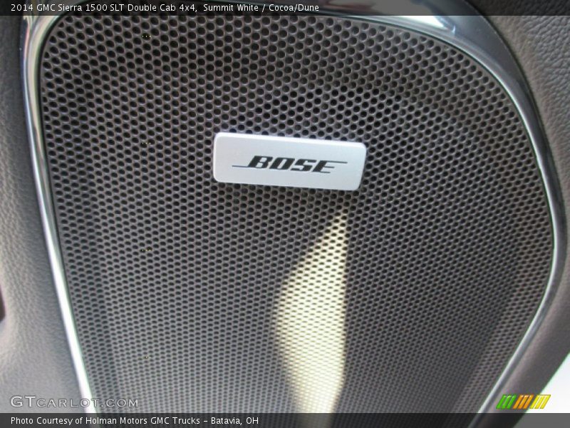Summit White / Cocoa/Dune 2014 GMC Sierra 1500 SLT Double Cab 4x4