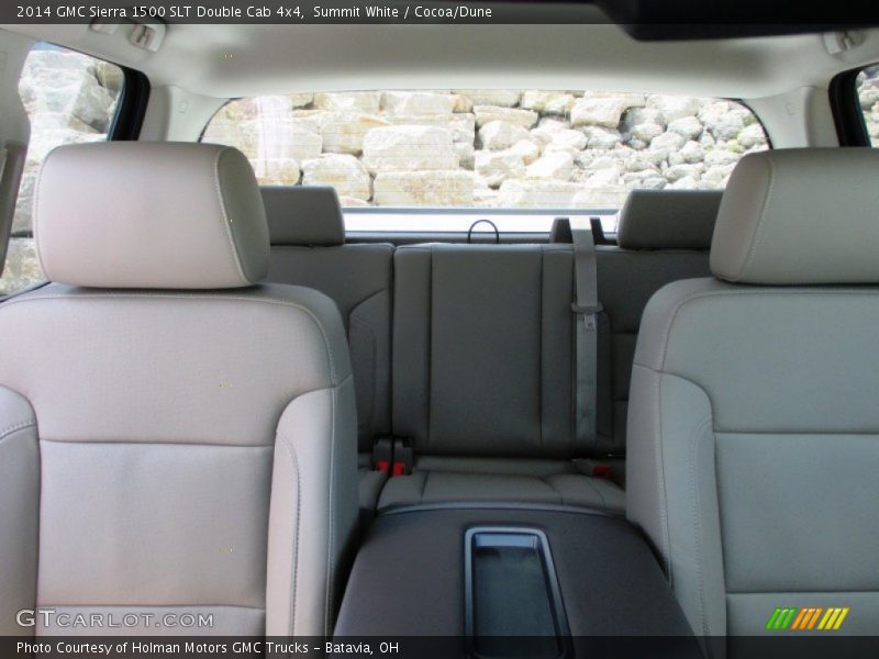 Summit White / Cocoa/Dune 2014 GMC Sierra 1500 SLT Double Cab 4x4