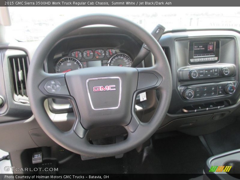  2015 Sierra 3500HD Work Truck Regular Cab Chassis Steering Wheel