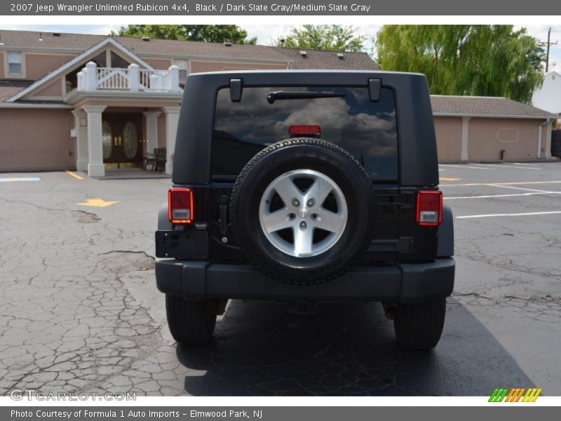 Black / Dark Slate Gray/Medium Slate Gray 2007 Jeep Wrangler Unlimited Rubicon 4x4