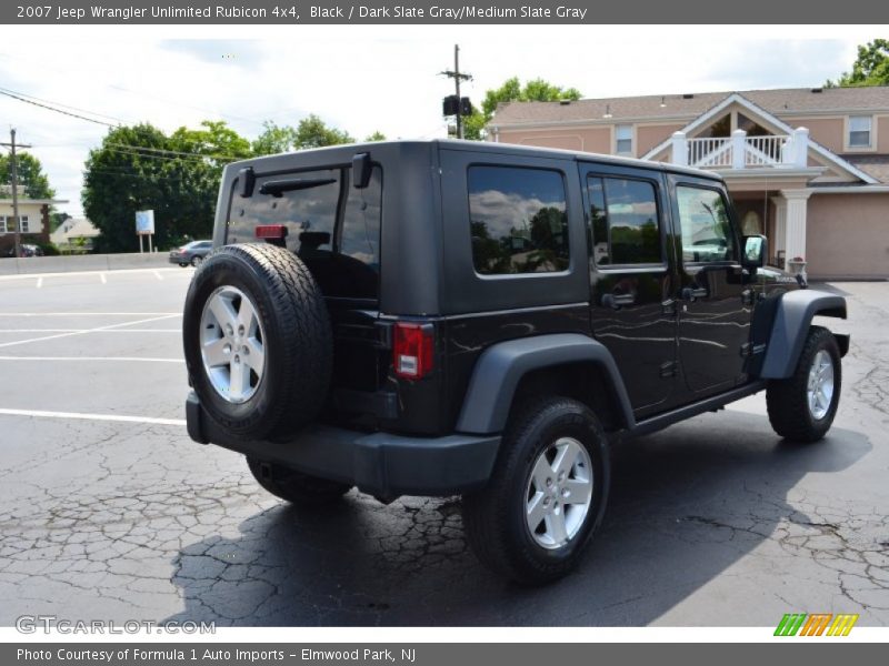 Black / Dark Slate Gray/Medium Slate Gray 2007 Jeep Wrangler Unlimited Rubicon 4x4