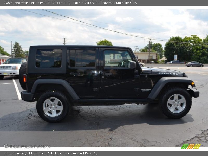 Black / Dark Slate Gray/Medium Slate Gray 2007 Jeep Wrangler Unlimited Rubicon 4x4