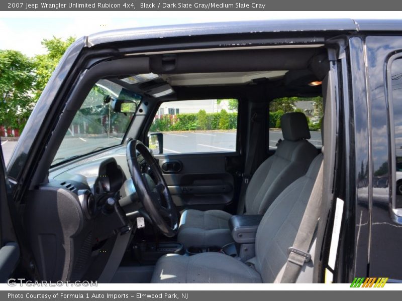Black / Dark Slate Gray/Medium Slate Gray 2007 Jeep Wrangler Unlimited Rubicon 4x4