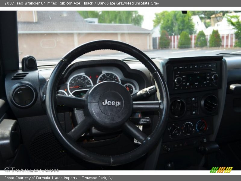 Black / Dark Slate Gray/Medium Slate Gray 2007 Jeep Wrangler Unlimited Rubicon 4x4
