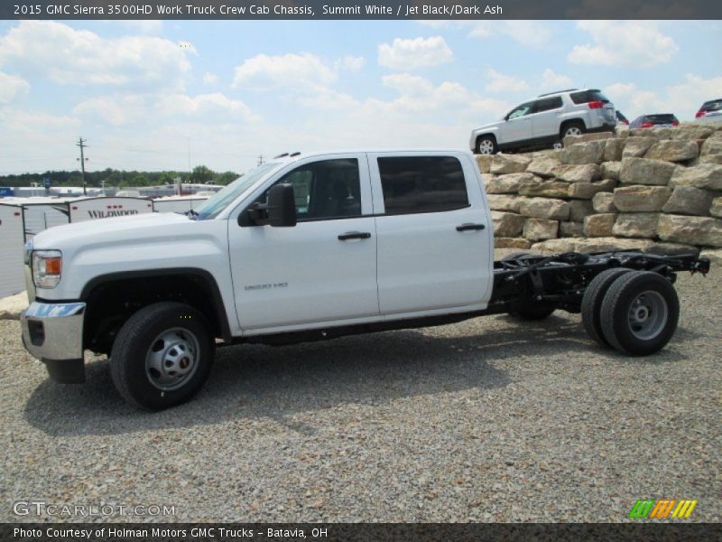  2015 Sierra 3500HD Work Truck Crew Cab Chassis Summit White