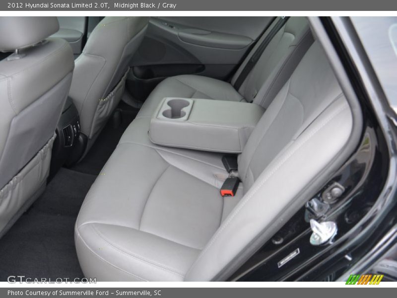 Midnight Black / Gray 2012 Hyundai Sonata Limited 2.0T