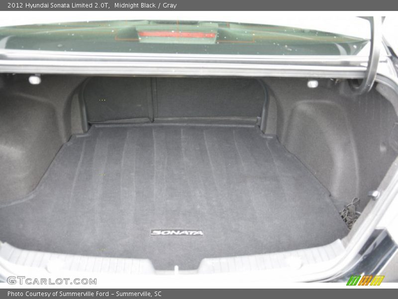 Midnight Black / Gray 2012 Hyundai Sonata Limited 2.0T