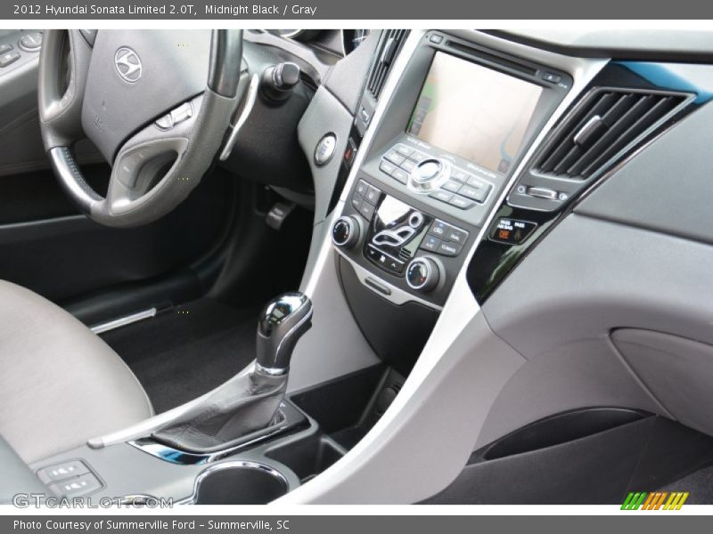 Midnight Black / Gray 2012 Hyundai Sonata Limited 2.0T