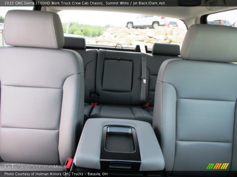Summit White / Jet Black/Dark Ash 2015 GMC Sierra 3500HD Work Truck Crew Cab Chassis