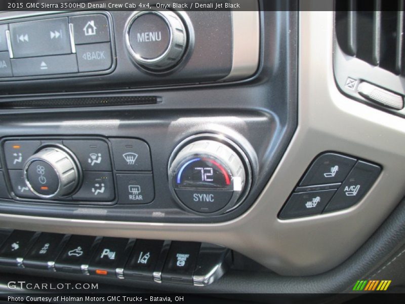 Onyx Black / Denali Jet Black 2015 GMC Sierra 3500HD Denali Crew Cab 4x4
