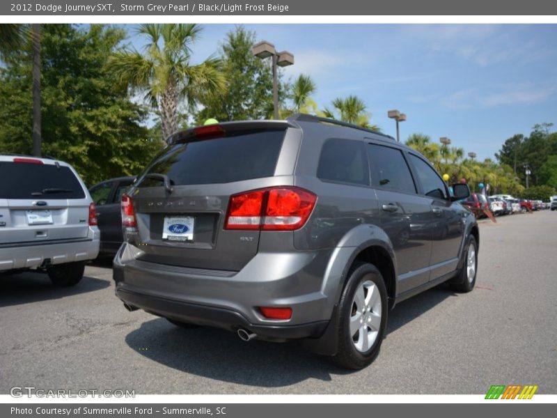 Storm Grey Pearl / Black/Light Frost Beige 2012 Dodge Journey SXT