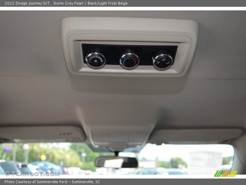 Storm Grey Pearl / Black/Light Frost Beige 2012 Dodge Journey SXT