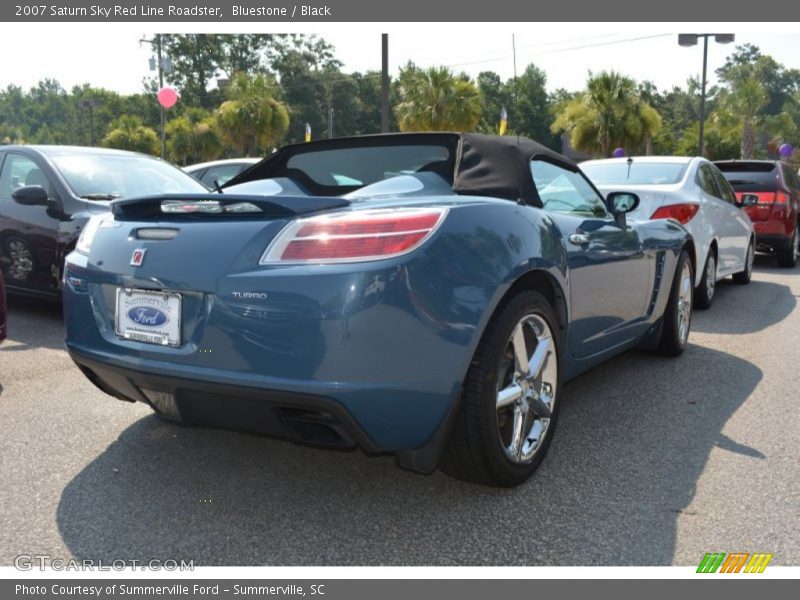 Bluestone / Black 2007 Saturn Sky Red Line Roadster