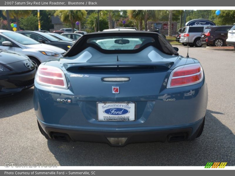 Bluestone / Black 2007 Saturn Sky Red Line Roadster