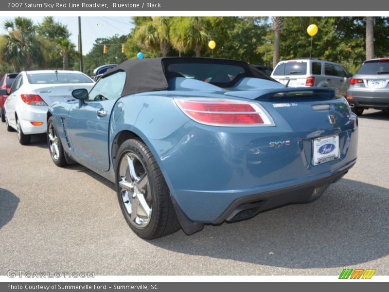 Bluestone / Black 2007 Saturn Sky Red Line Roadster