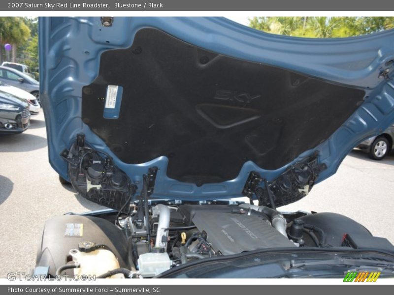 Bluestone / Black 2007 Saturn Sky Red Line Roadster