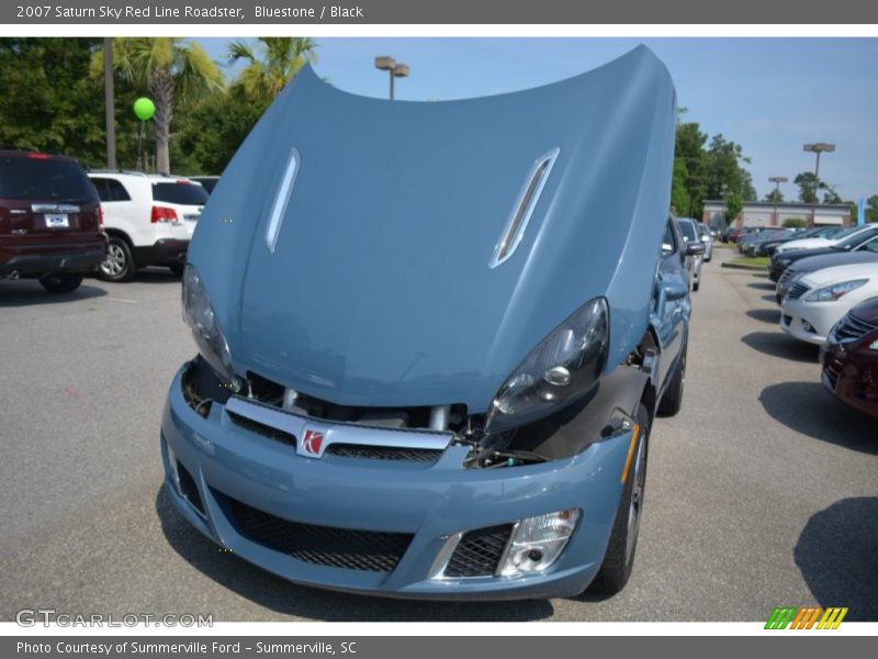 Bluestone / Black 2007 Saturn Sky Red Line Roadster