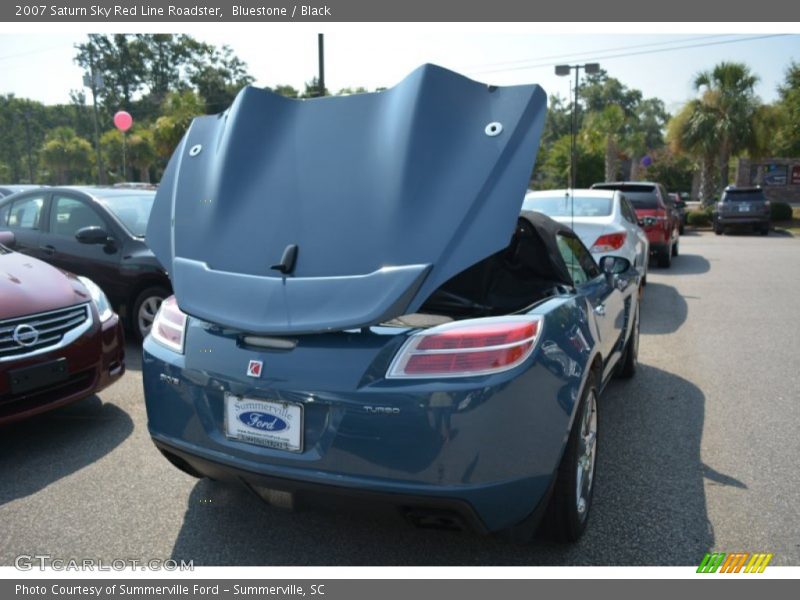 Bluestone / Black 2007 Saturn Sky Red Line Roadster