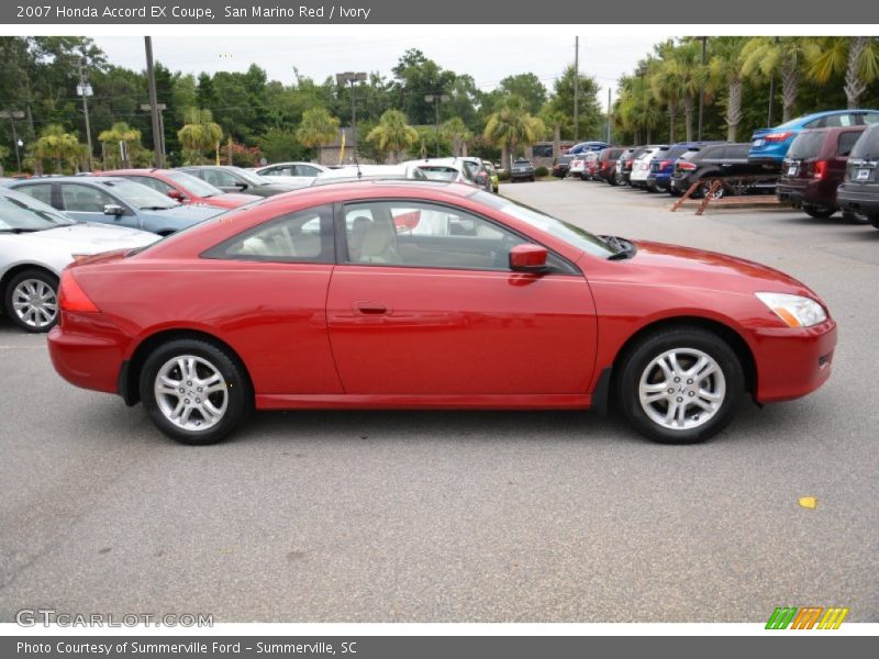  2007 Accord EX Coupe San Marino Red