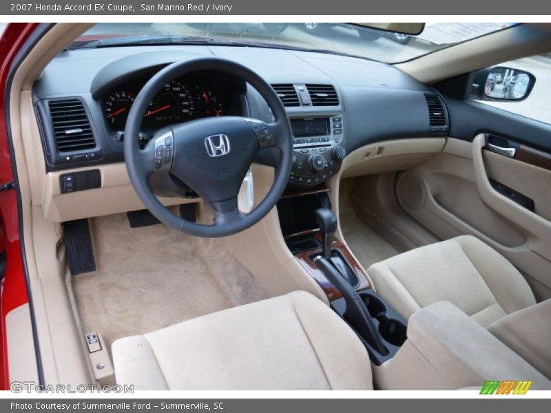 2007 Accord EX Coupe Ivory Interior