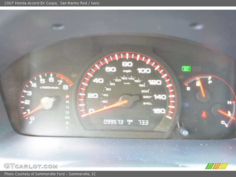  2007 Accord EX Coupe EX Coupe Gauges