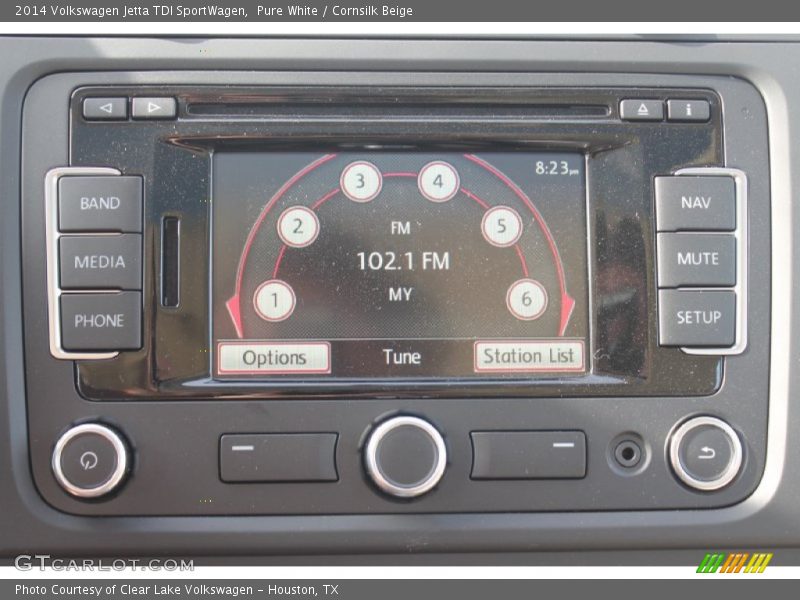 Pure White / Cornsilk Beige 2014 Volkswagen Jetta TDI SportWagen