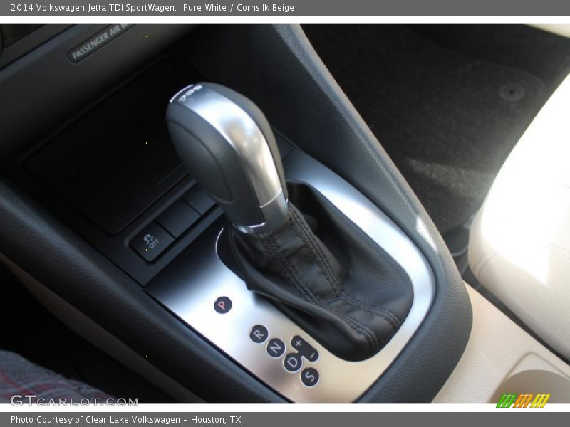 Pure White / Cornsilk Beige 2014 Volkswagen Jetta TDI SportWagen
