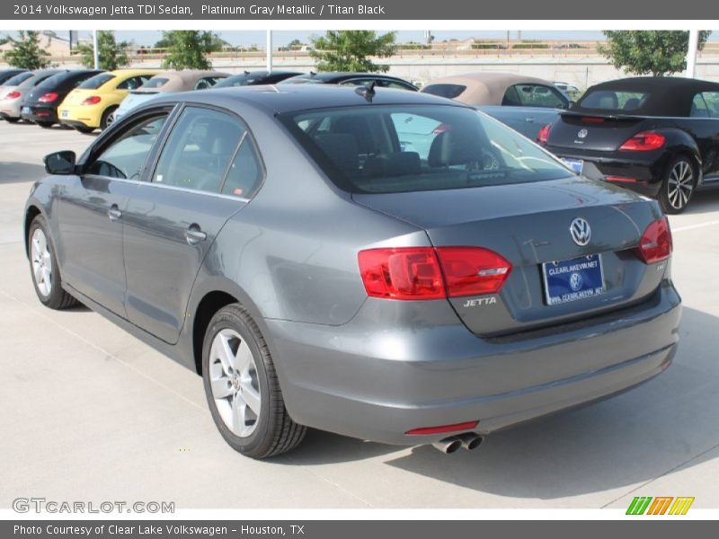 Platinum Gray Metallic / Titan Black 2014 Volkswagen Jetta TDI Sedan