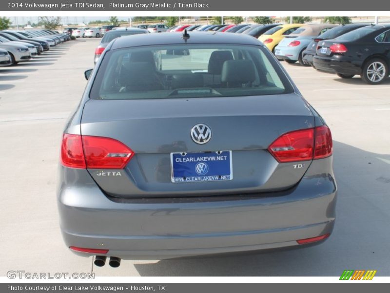 Platinum Gray Metallic / Titan Black 2014 Volkswagen Jetta TDI Sedan