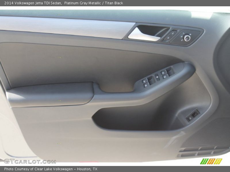 Platinum Gray Metallic / Titan Black 2014 Volkswagen Jetta TDI Sedan