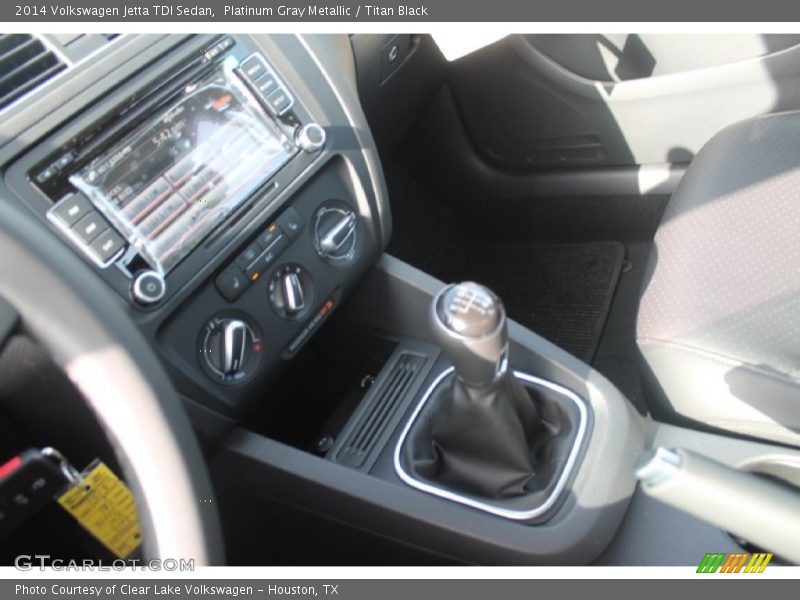 Platinum Gray Metallic / Titan Black 2014 Volkswagen Jetta TDI Sedan
