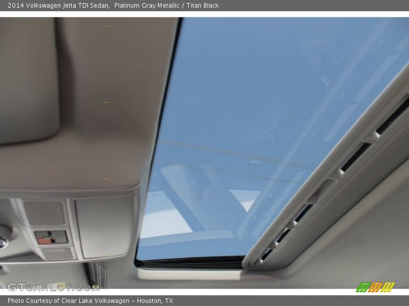 Platinum Gray Metallic / Titan Black 2014 Volkswagen Jetta TDI Sedan