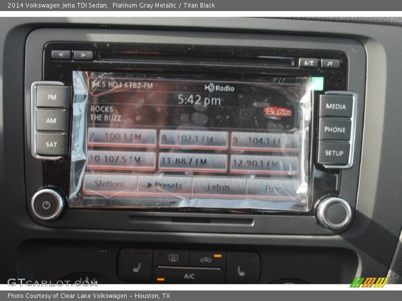 Platinum Gray Metallic / Titan Black 2014 Volkswagen Jetta TDI Sedan