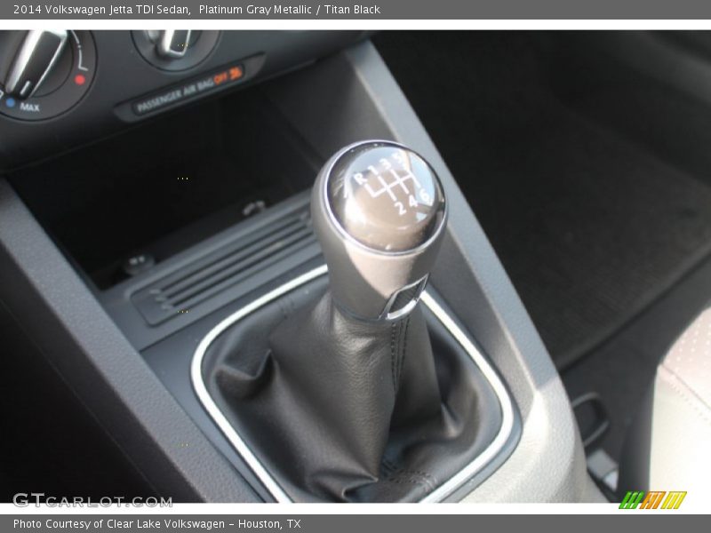 Platinum Gray Metallic / Titan Black 2014 Volkswagen Jetta TDI Sedan