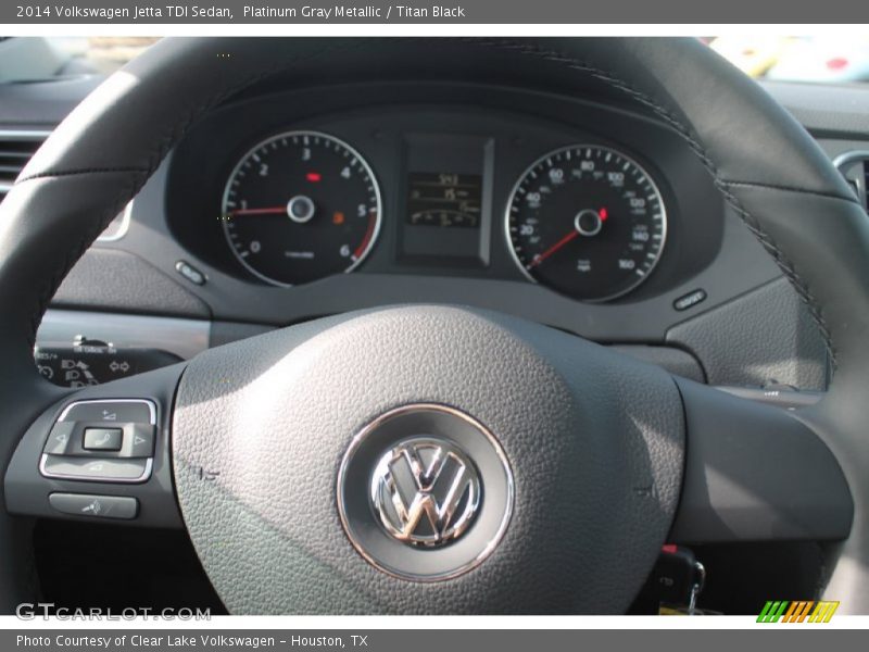 Platinum Gray Metallic / Titan Black 2014 Volkswagen Jetta TDI Sedan