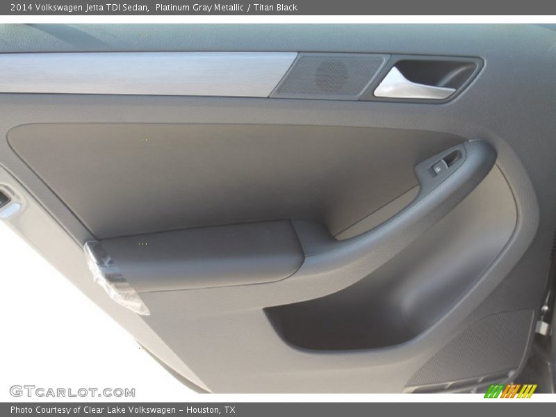 Platinum Gray Metallic / Titan Black 2014 Volkswagen Jetta TDI Sedan