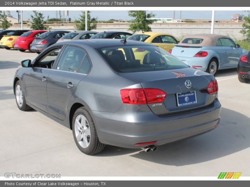 Platinum Gray Metallic / Titan Black 2014 Volkswagen Jetta TDI Sedan