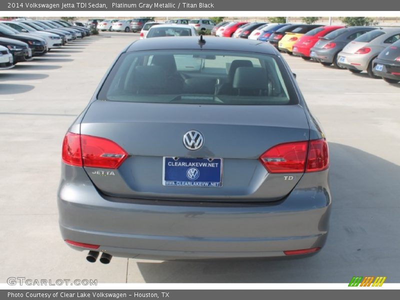 Platinum Gray Metallic / Titan Black 2014 Volkswagen Jetta TDI Sedan