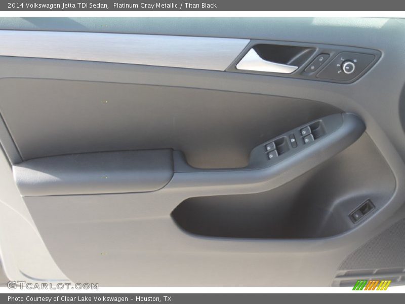 Platinum Gray Metallic / Titan Black 2014 Volkswagen Jetta TDI Sedan