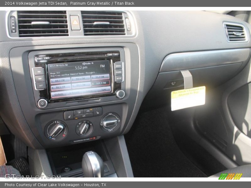 Platinum Gray Metallic / Titan Black 2014 Volkswagen Jetta TDI Sedan