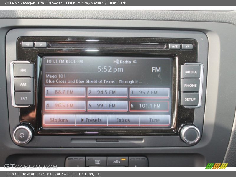 Platinum Gray Metallic / Titan Black 2014 Volkswagen Jetta TDI Sedan