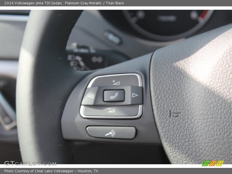Platinum Gray Metallic / Titan Black 2014 Volkswagen Jetta TDI Sedan