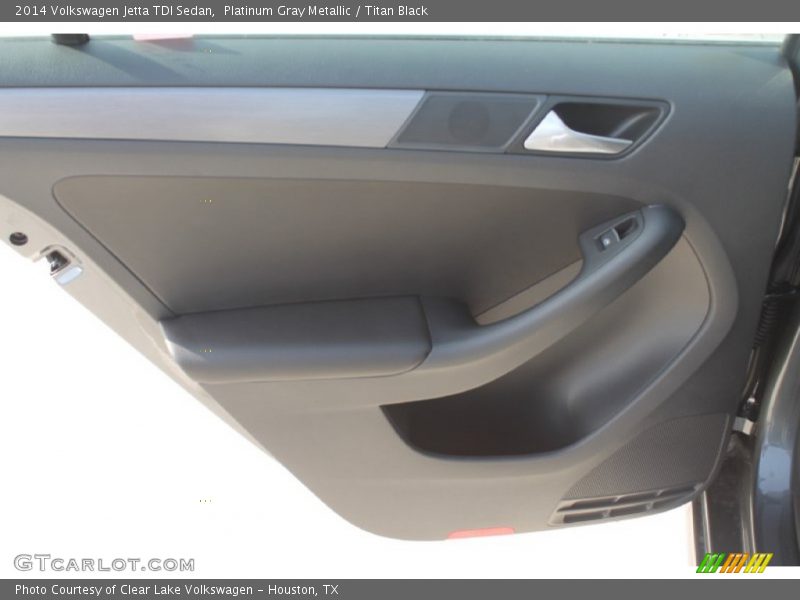 Platinum Gray Metallic / Titan Black 2014 Volkswagen Jetta TDI Sedan